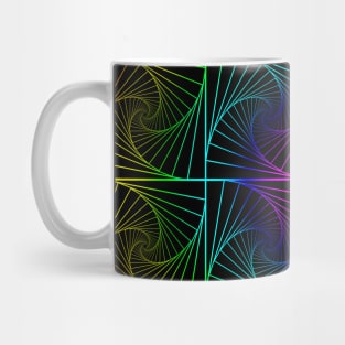 Psychedelic rainbow Mug